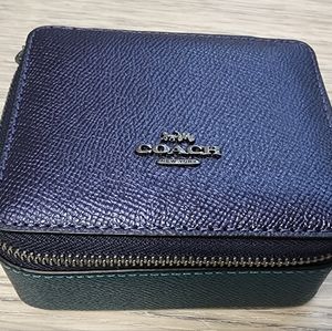 Coach Zip Around Jewelry Travel Case